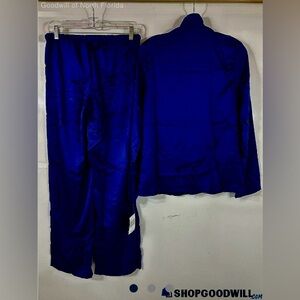 New in Package! Maidenform 100% Silk Royal Blue Pajama Set-Size S
